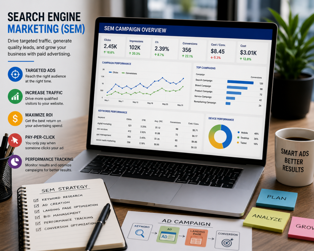 Search Engine Optimization (SEM)